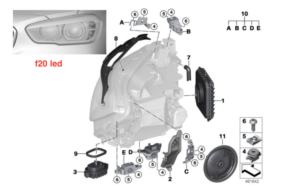 BMW 1 FACELIFT F20 F21 faruri Full LED / Adaptive modul droser far