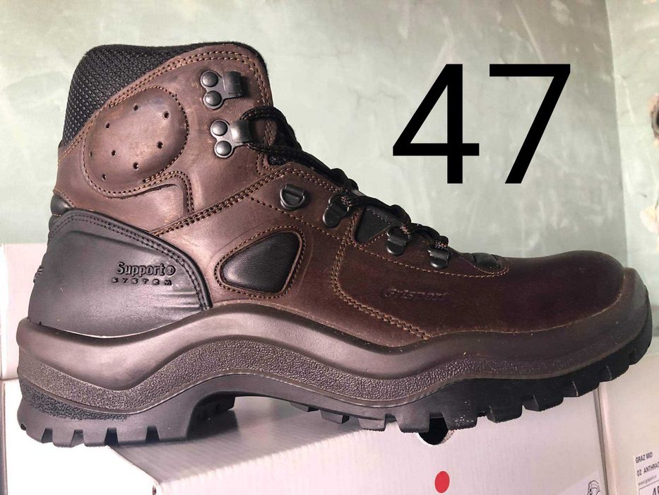 Мъжки обувки за преход Gri Sport gore tex истинска кожа VIbram