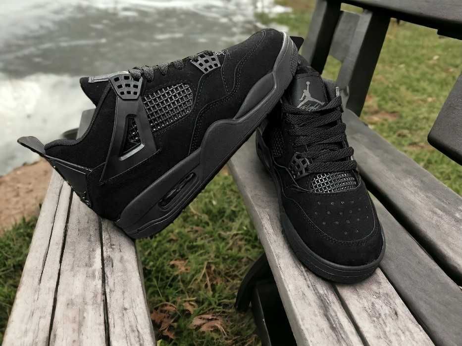 Adidasi Jordan 4 black cat produs nou