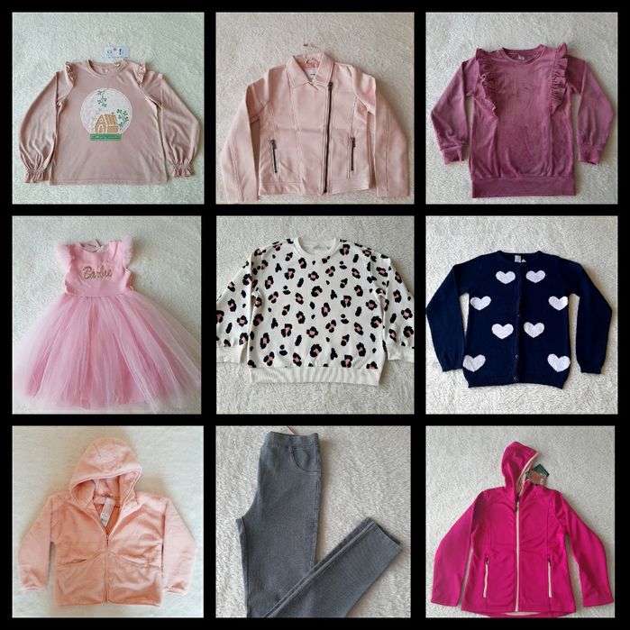 Нови детски дрехи, размери-128,134,140