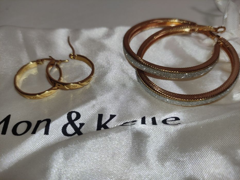 Серьги Конго бижутерия