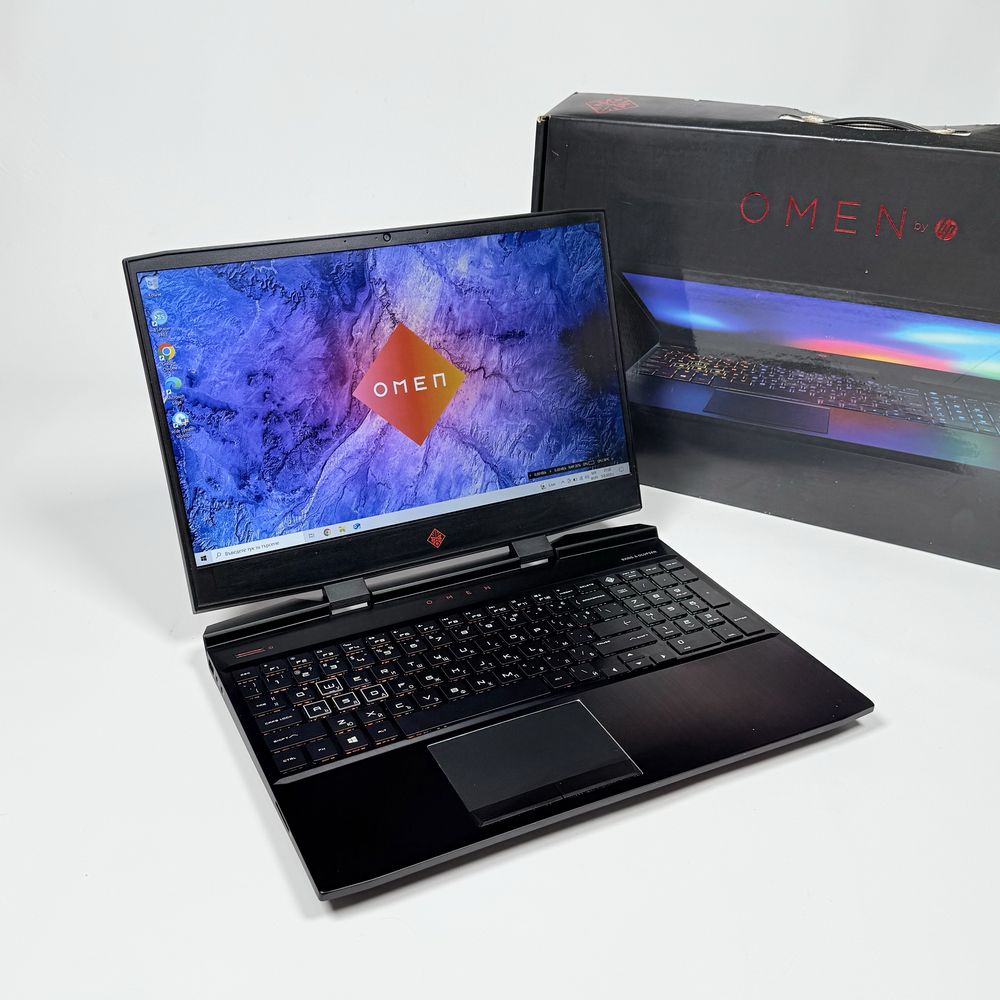 HP Omen 15/RTX 2060 6GB/i5-9300H/16GB DDR4/512GB NVMe/RGB клавиатура