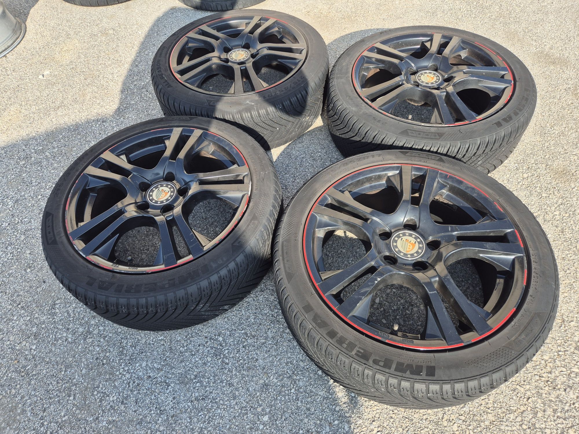 5х112/17 с гуми Шкода Мерцедес Ауди Фолксваген Сеат 5x112/17 VW Audi