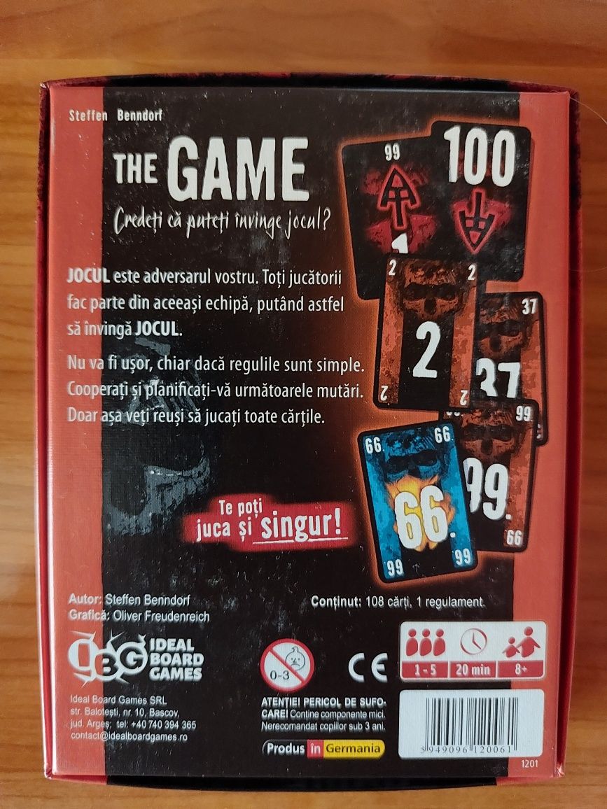 Boardgame / Joc societate / Joc de masă The Game