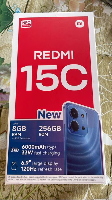Telefon redmi 15c NOU