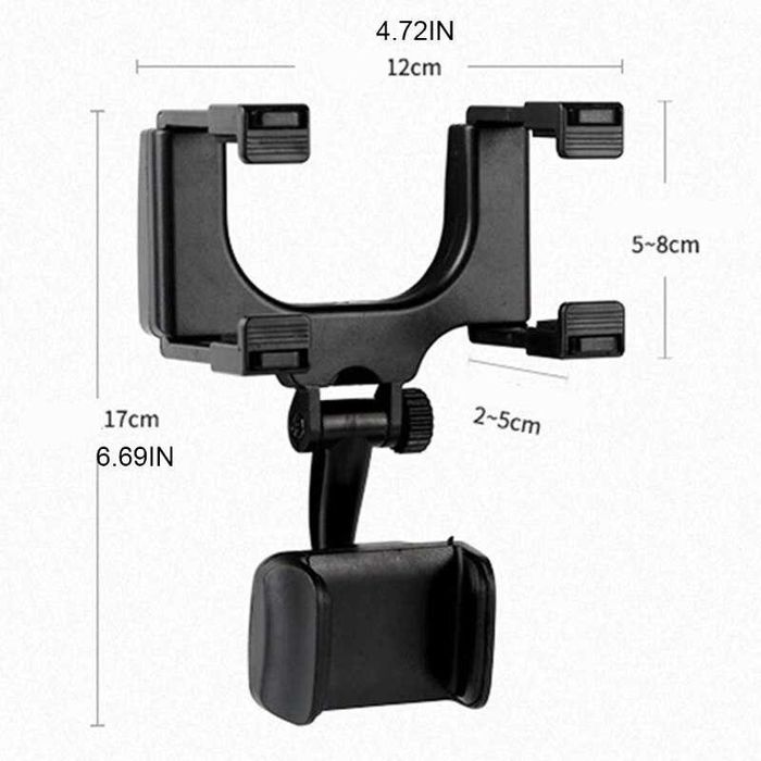 Стойка за телефон за огледало на автомобил - 3520-1