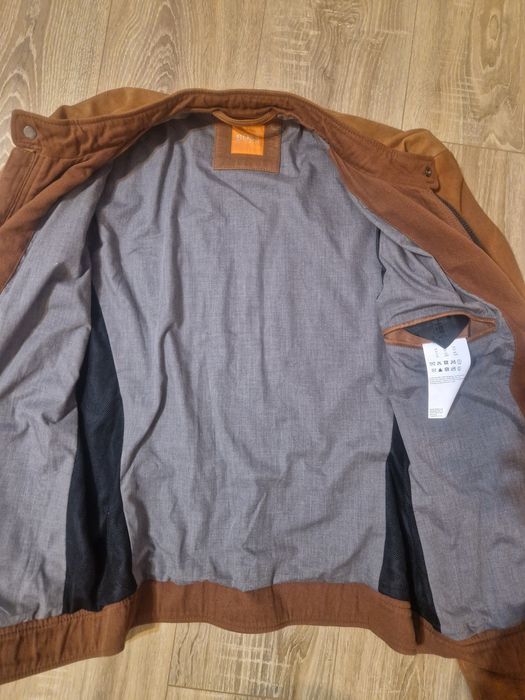 Geaca de piele Hugo Boss