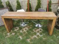 Дървена конзолна маса