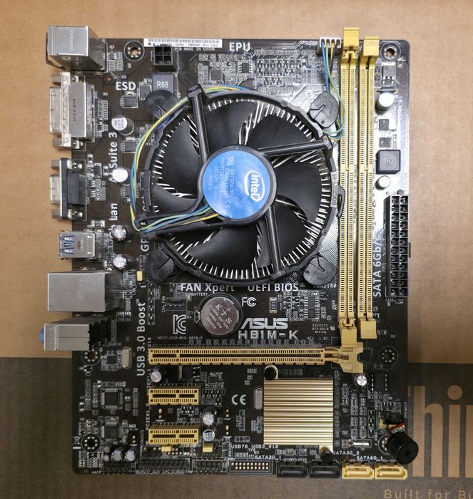 Kituri placa de baza socket 1150 + procesor Core i3-4170 + cooler