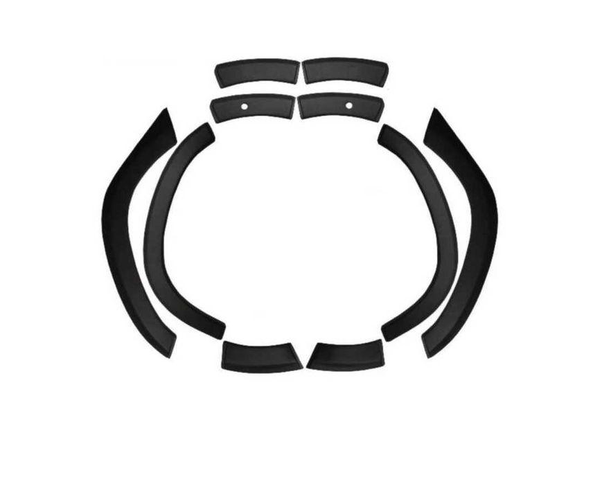 Set 10 protectii aripa pt Dacia Duster II 2018-2024 cu / fara senzori