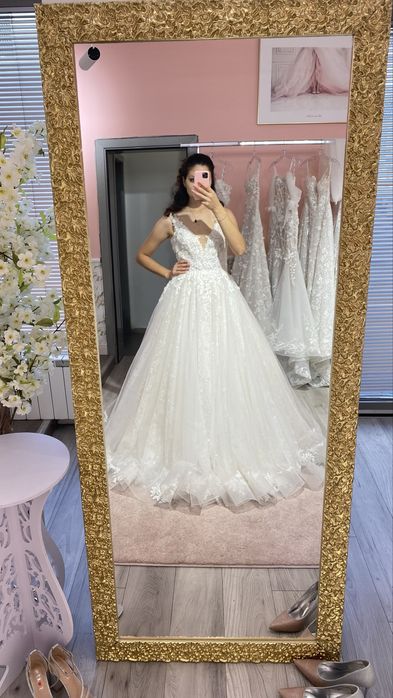 Булчинска рокля принцеса разпродажба