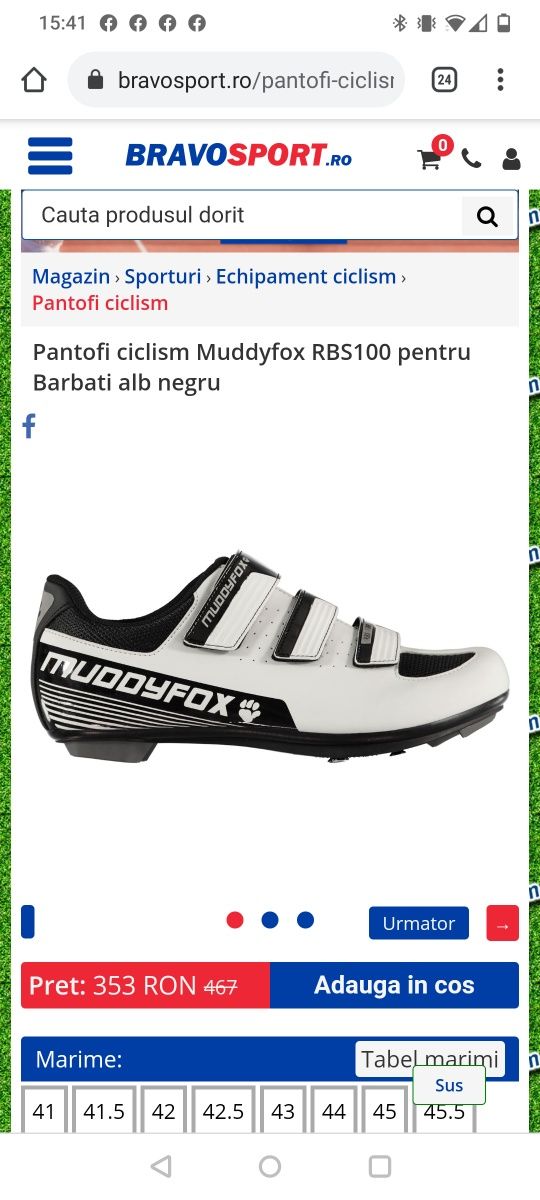 Pantofi/papuci ciclism Muddyfox rbs 100