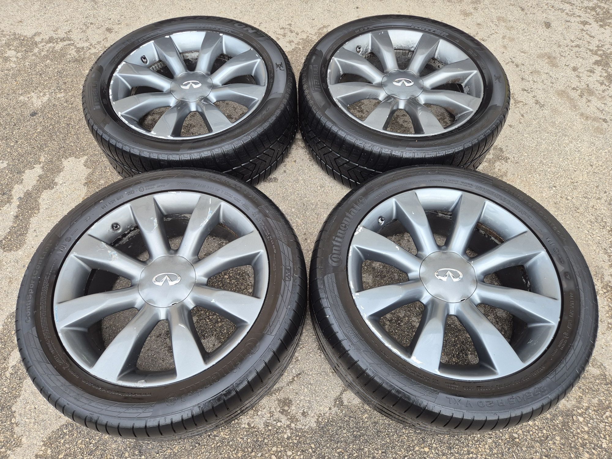 5х114.3/20 infiniti FX Q QX EX с гуми 5x114,3/20 инфинити