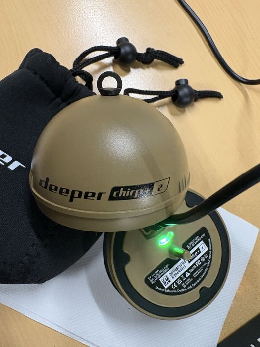 Sonar Pescuit Deeper chirp+2 folosit de trei ori .