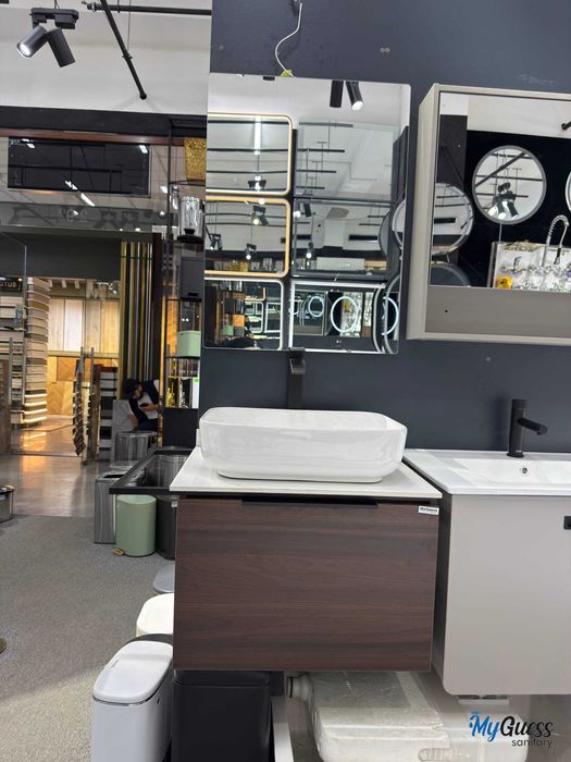 Подвесная раковина с тумбой. Широкий ассортимент / Rakovina umivalnik