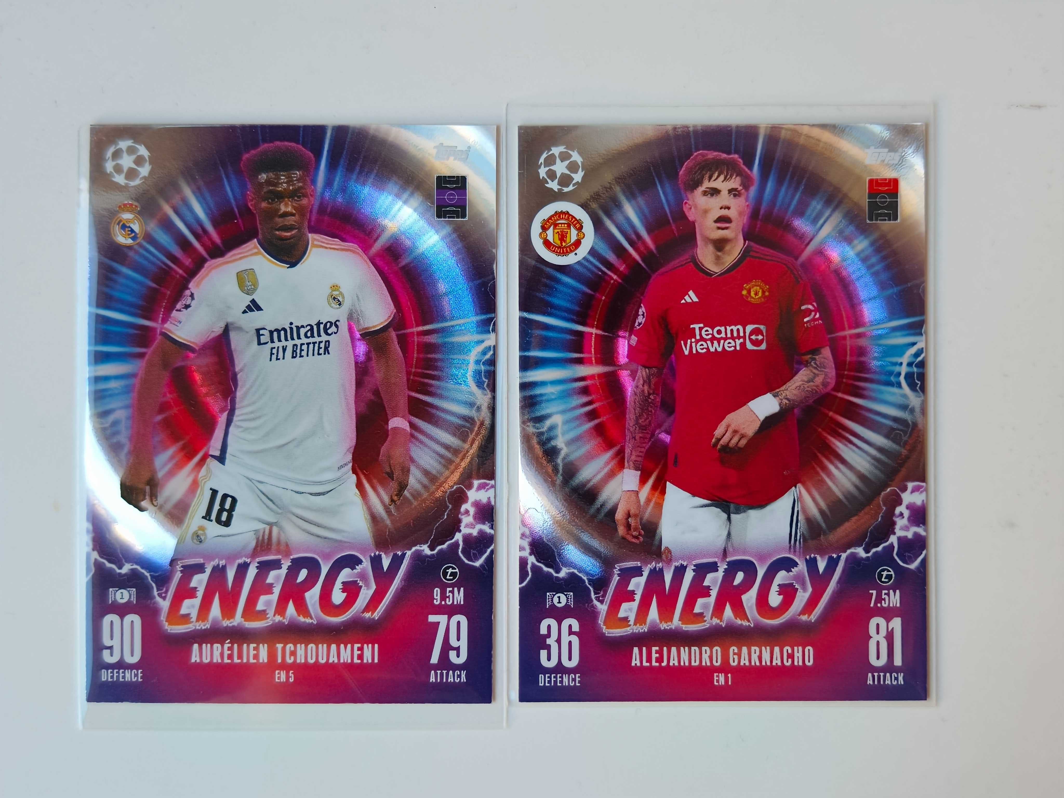 Topps Match Attax 23/24 Energy карти EN1, EN5