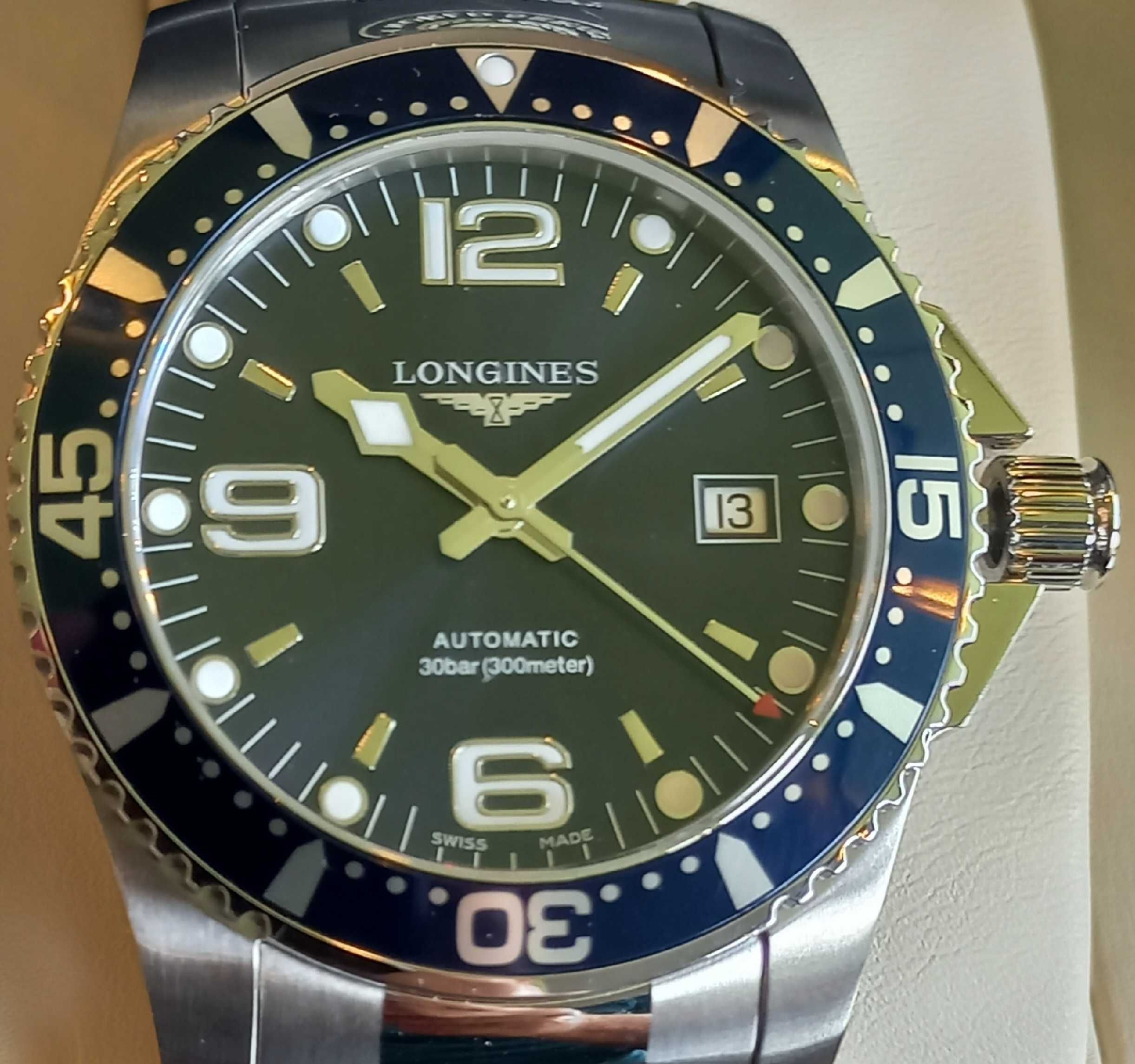 Longines HydroConquest Diver 300M Automatic NOU OLD STOCK 41 Mm