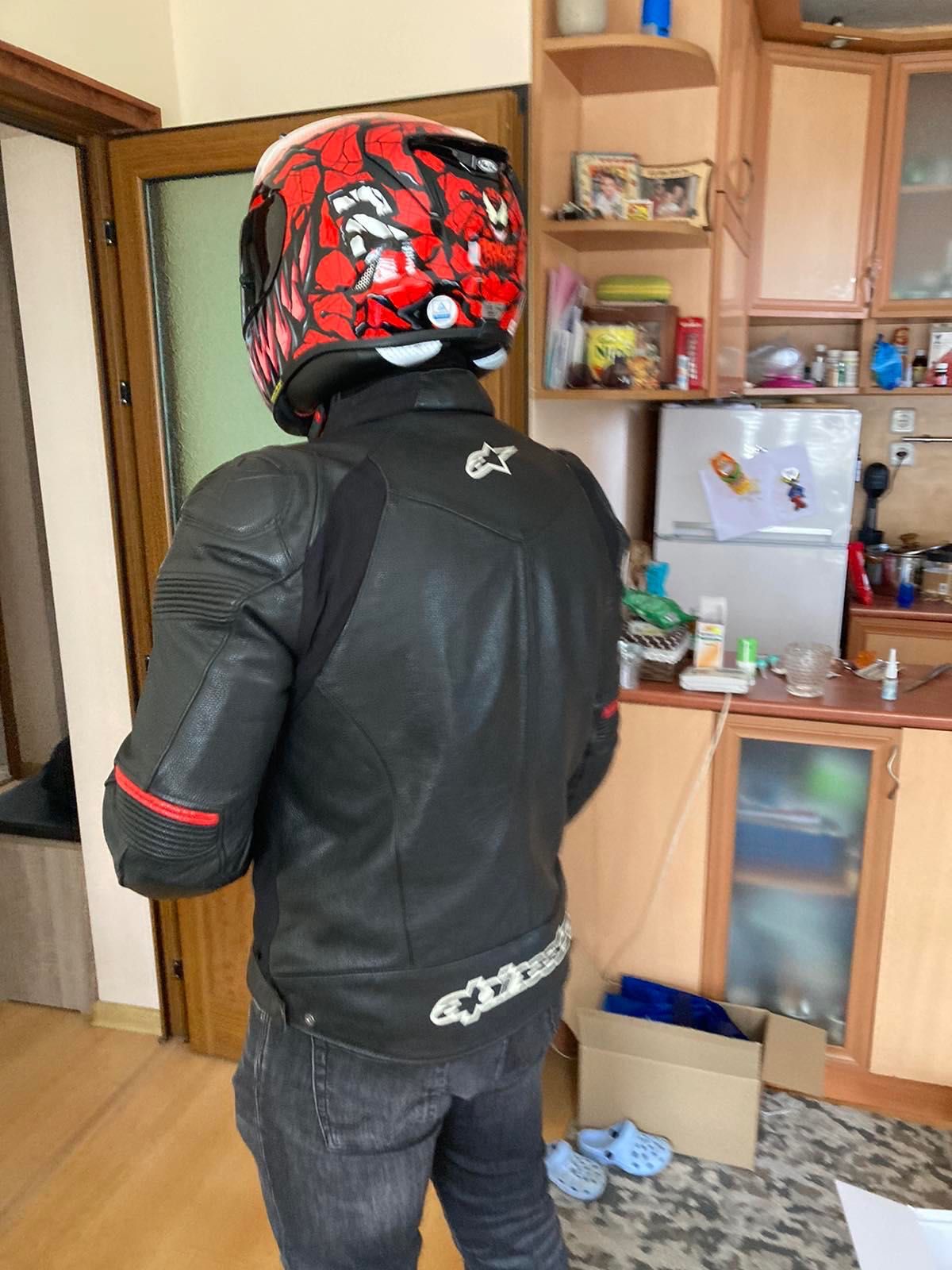 Мото кожено яке Alpinestars