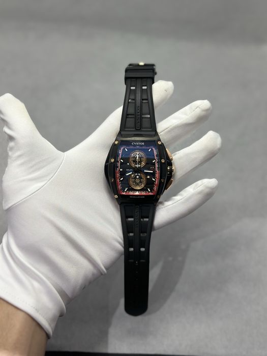 Cvstos Chrono GMT Black Steel/ 5N Red Gold- Лимитирана серия от 25