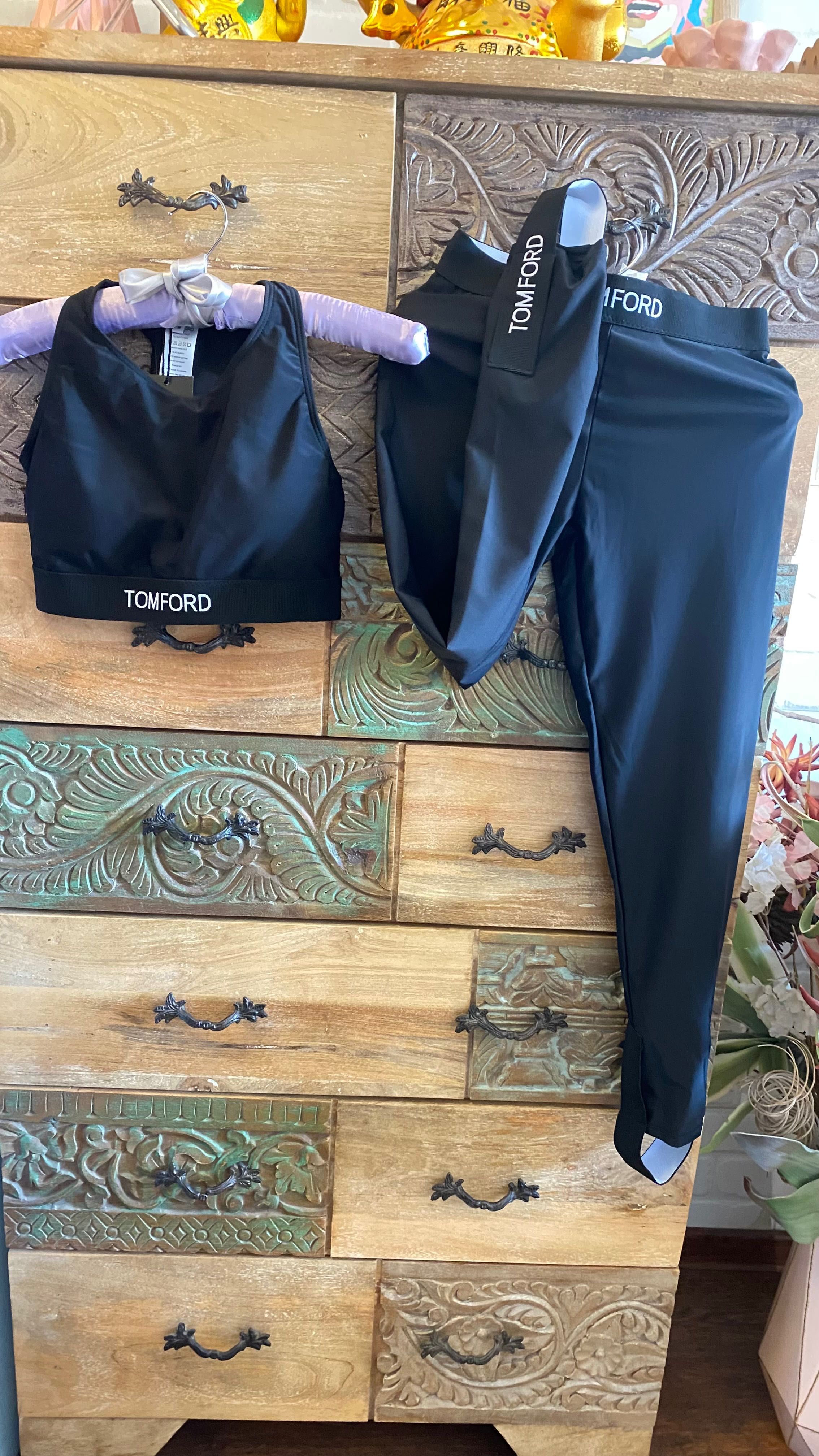 Клин и бюстие  Том Форд * Tom ford leggings set