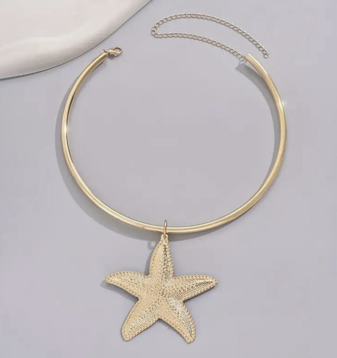 Украшение на шею, колье, морская звезда