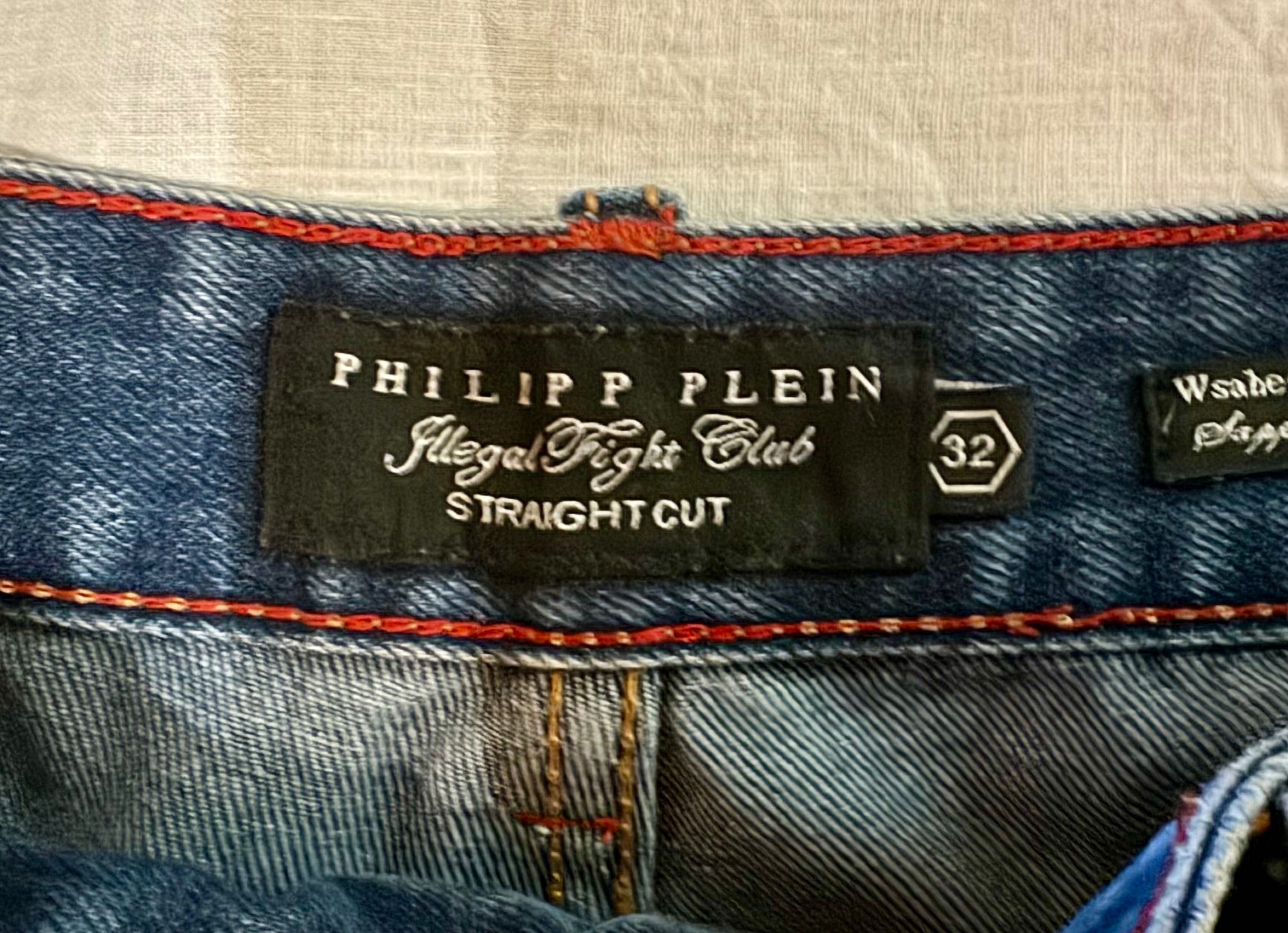 Philipp Plein, denim short, дънкени къси гащи, размер 32