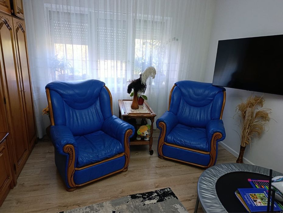 Vand canapea si fotolii din piele