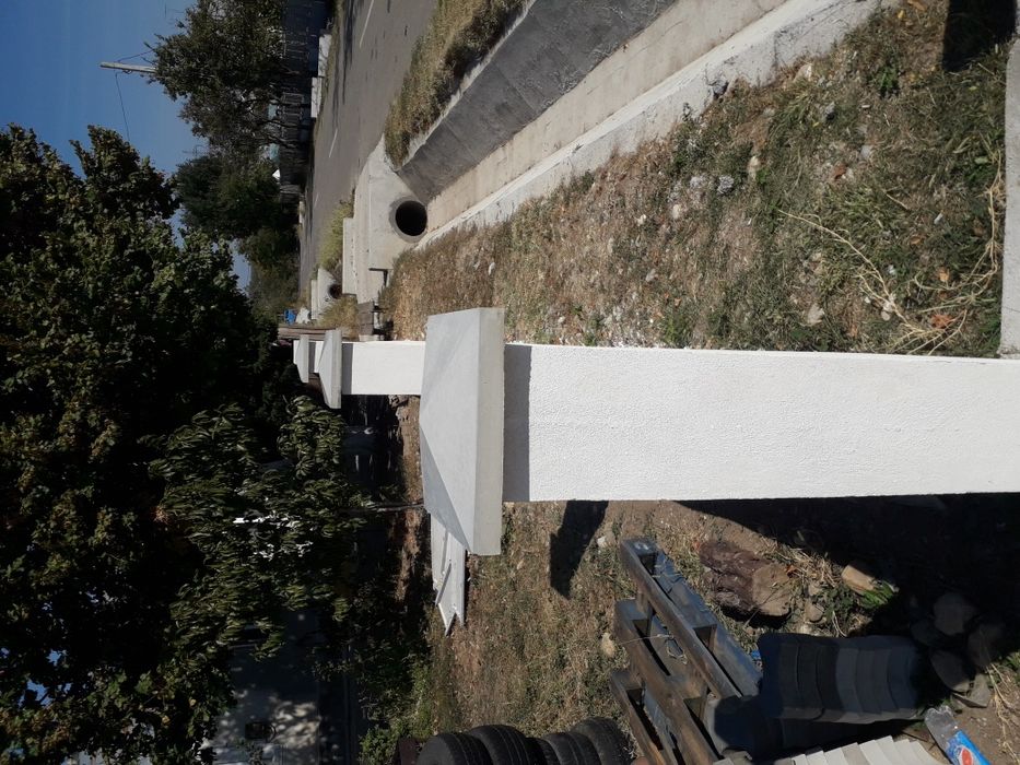 Pălării gard beton