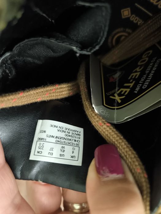 Ghete Clarks gore-tex piele naturala 37 noi cu eticheta