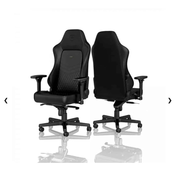 Scaun Gaming Noblechairs HERO Real Leather Black (NBL-HRO-RL-BLA)