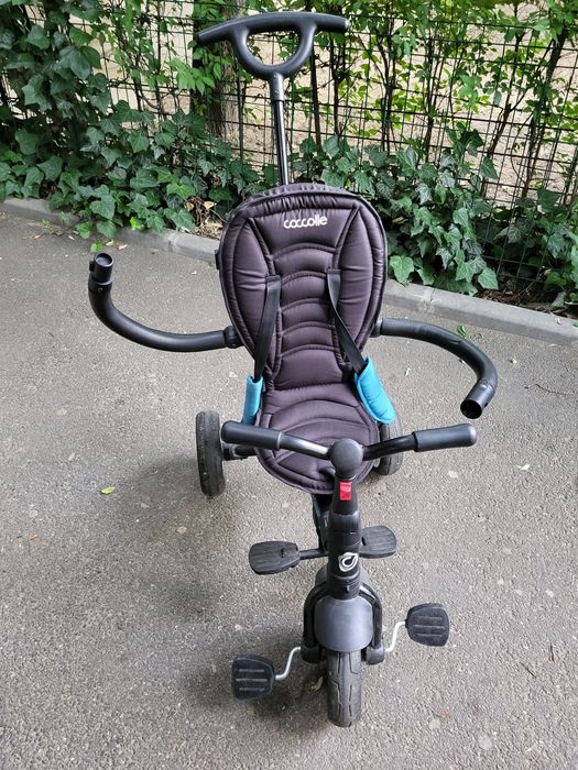 Tricicleta ultrapliabila Coccolle Spectra Plus roti spuma EVA Turquois