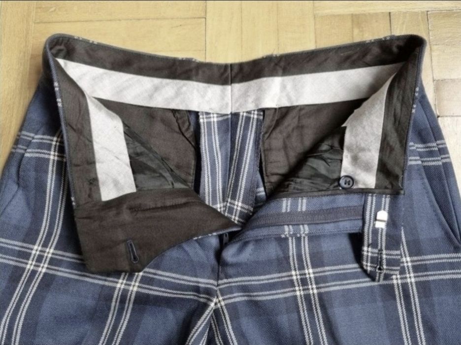 Pantaloni Elegant, Made in Italia, Barbati, 100% Lâna - 46