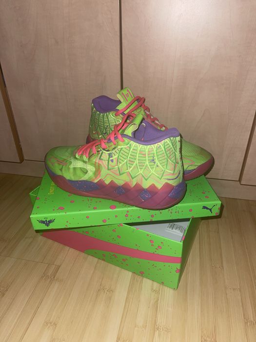 Adidasii de baschet Lamello Puma MB.01 inverse toxic