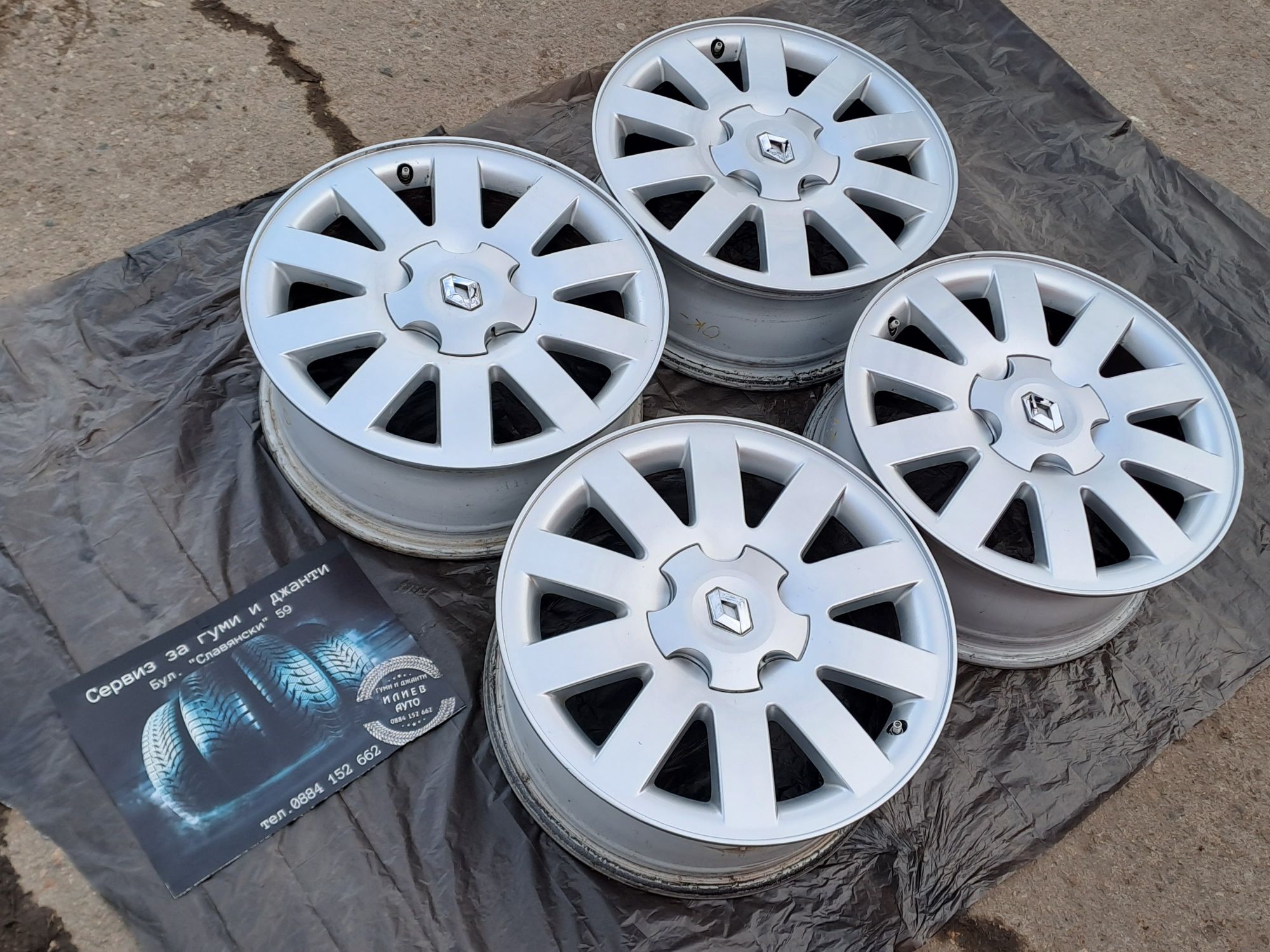 16" 5X108mm Renault, 5Х108мм Рено Оригинални Алуминиеви джанти