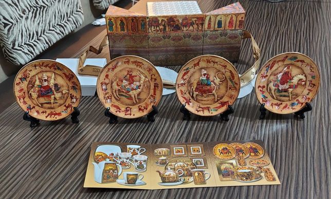 Набор сувенирных тарелочек Казахстана