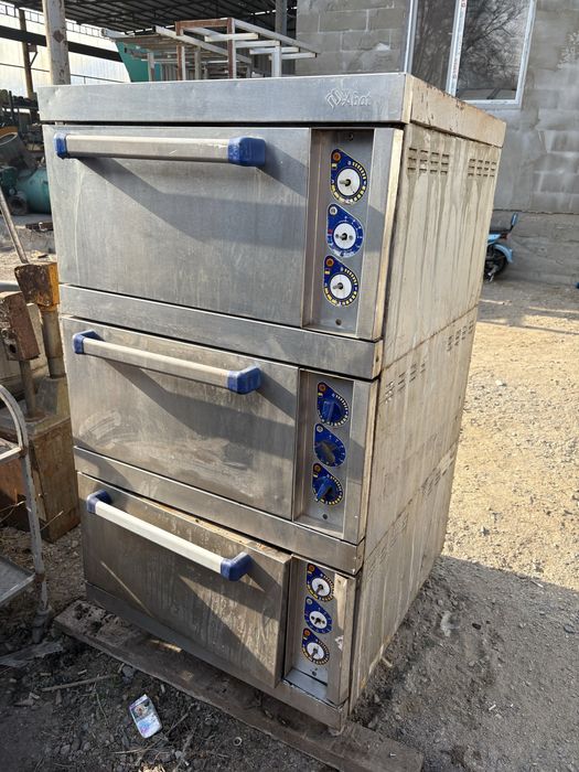 Пекарский духовой шкаф 3х секционный