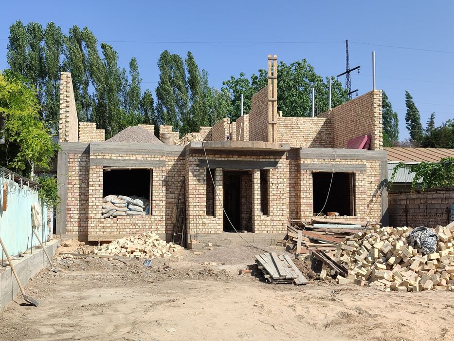 Nuldan uchastka kutaramiz gisht terish beton quyish tom yopish xizmati