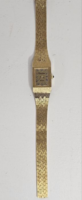 Винтажные женские наручные часы Lucien Piccard Giltron 17K