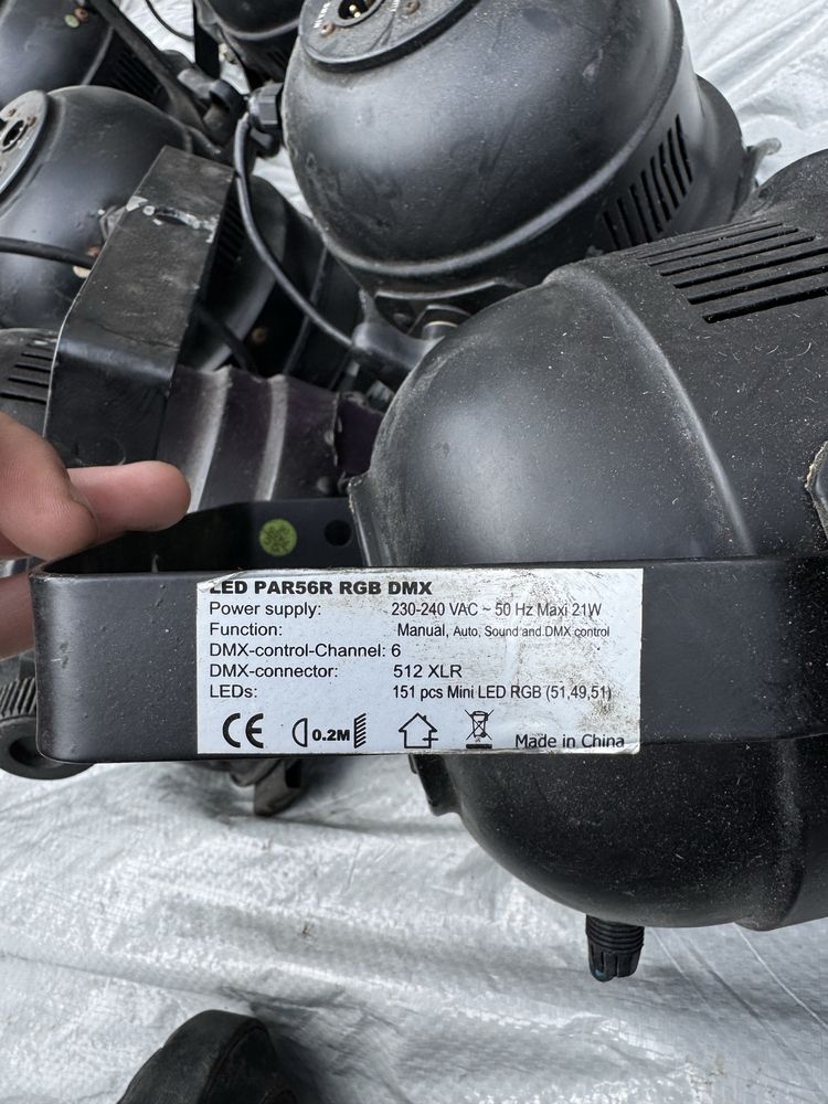 Оборудване 4500 лв Сцена Дискотека светлини eurolite LED 64x64
