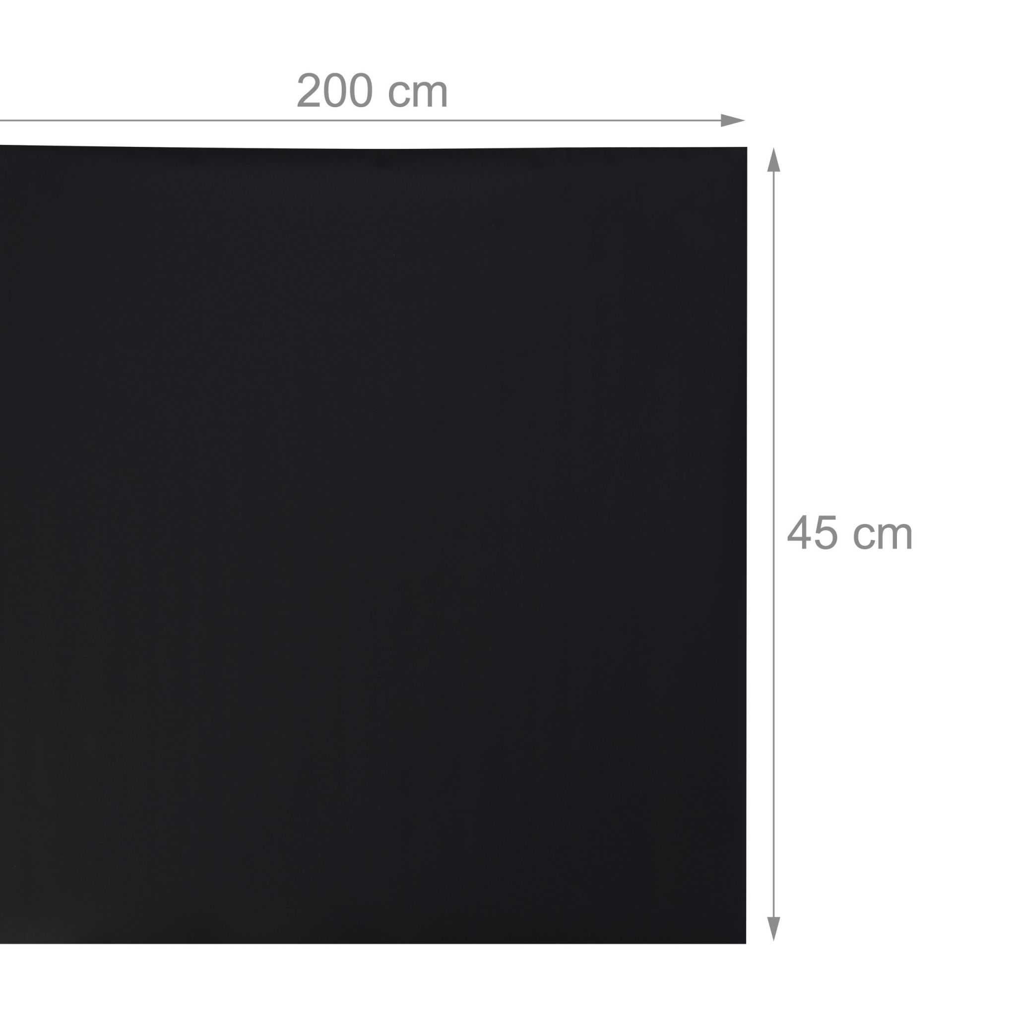 Folie tabla de scris cu creta autoadeziva pentru usa sau perete 200x45