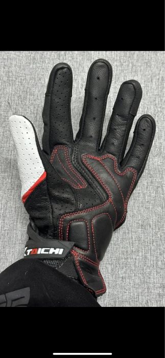 Manusi moto din piele perforata M, L, XL