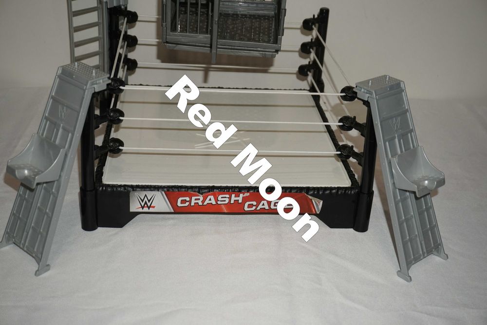 Кеч Ринг с Клетка WWE Crash Cage Wrestling Ring Playset Seat Launchers