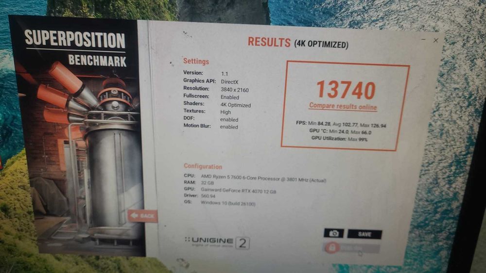 Unitate Gaming cu Ryzen 5 7600, 32 GB DDR5 6000 MHz, RTX 4070 de 12 GB