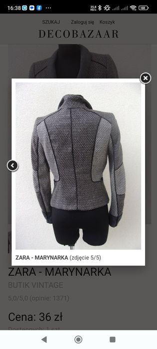 Пиждак ZARA Basic.Теплый. Шерсть.В идеальном состоянии