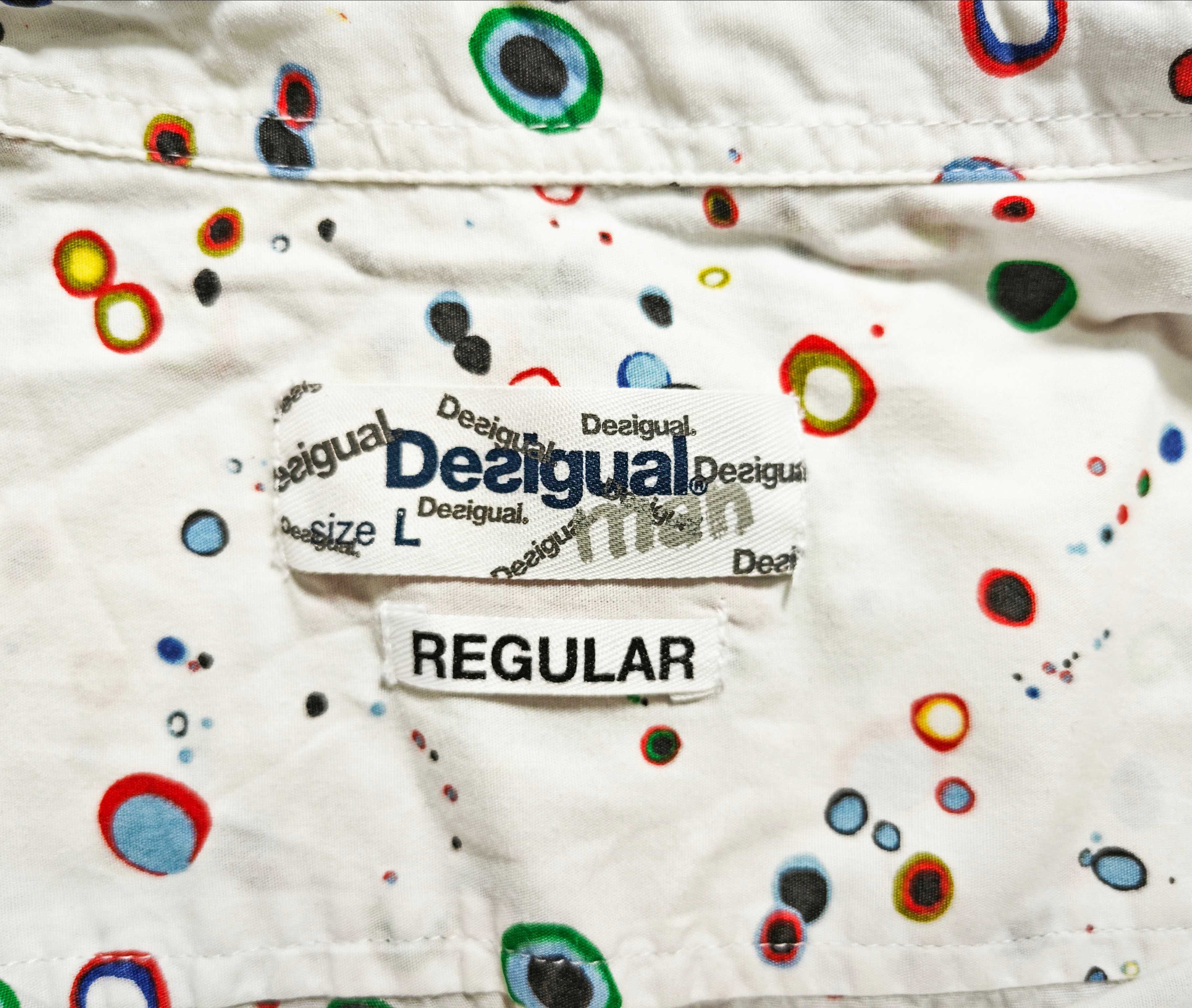 Desigual Оригинална мъжка риза с къс ръкав размер L