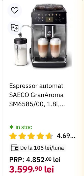 Espressor automat SAECO GranAroma
