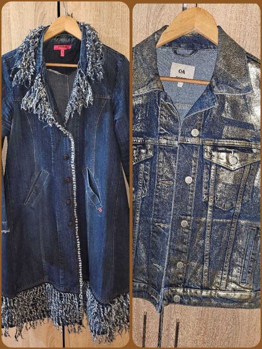 Ново Дънково яке и дънков тренч бутиков Хл