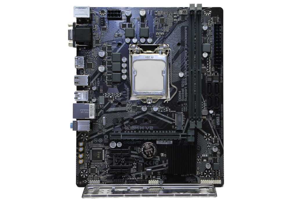 Мат.Плата LGA 1200 GIGABYTE H410M HV2 2x DDR4