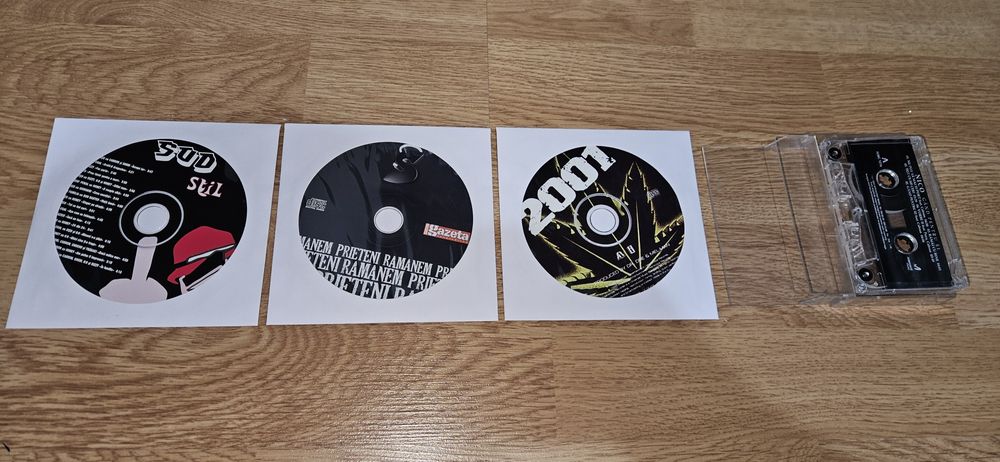 Lot 3 cd si o caseta hiphop : Sud Stil, Spike, Dr Dre si Nico