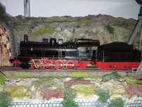 Fleischmann locomotiva cu aburi BR55 trenuleț electric scara HO